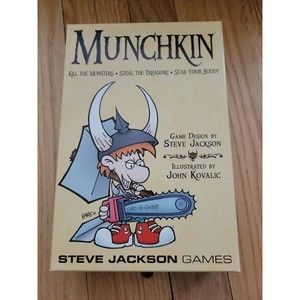 MUNCHKIN by Steve Jackson Game 1st Edition 24th Printing Jan 2013 New Opened Box